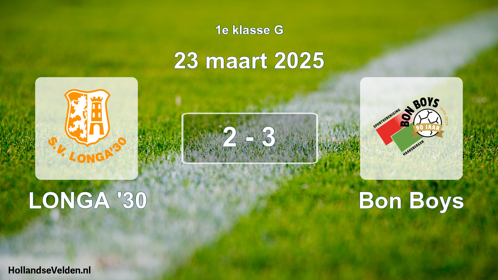 Total number of matches played: LONGA '30 - Bon Boys 2 - 3 (23 March 2025)