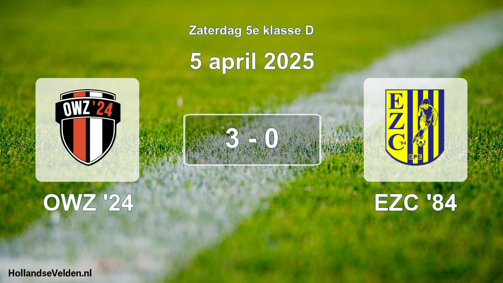 Total number of matches played: OWZ '24 - EZC '84 3 - 0 (5 April 2025)