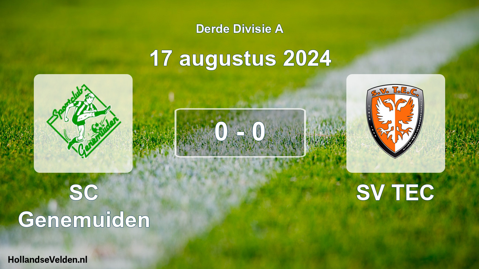 Total number of matches played: SC Genemuiden - SV TEC 0 - 0 (17 August 2024)