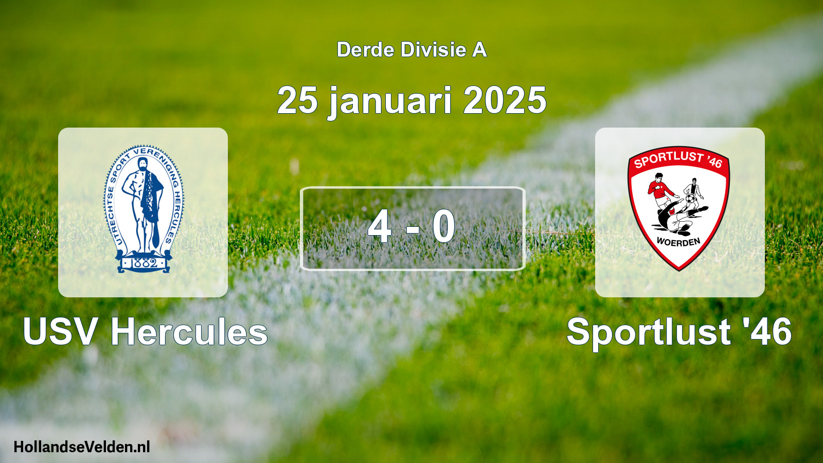 Total number of matches played: USV Hercules - Sportlust '46 4 - 0 (25 January 2025)