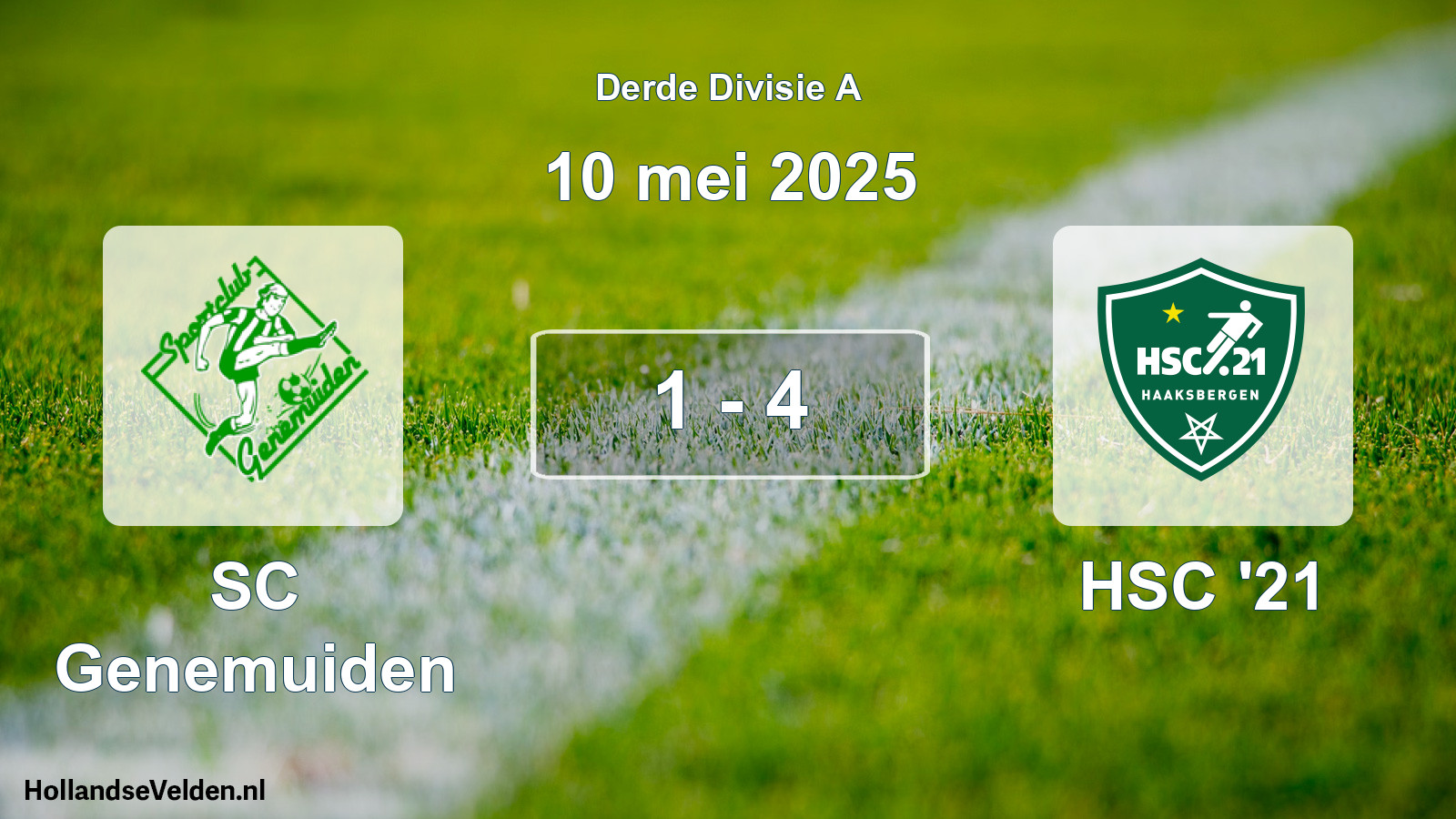 Total number of matches played: SC Genemuiden - HSC '21 1 - 4 (10 May 2025)