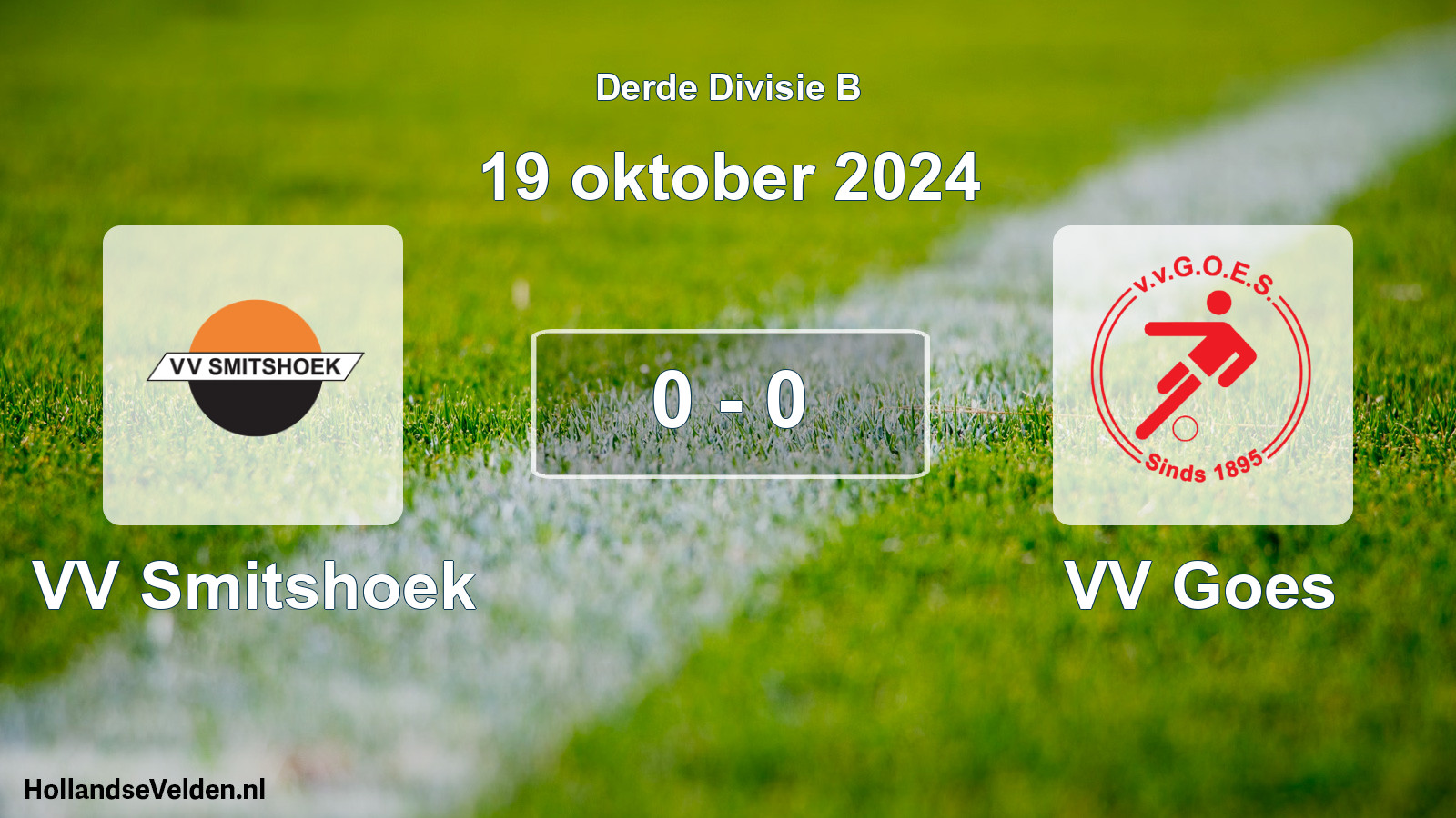 Total number of matches played: VV Smitshoek - VV Goes 0 - 0 (19 October 2024)
