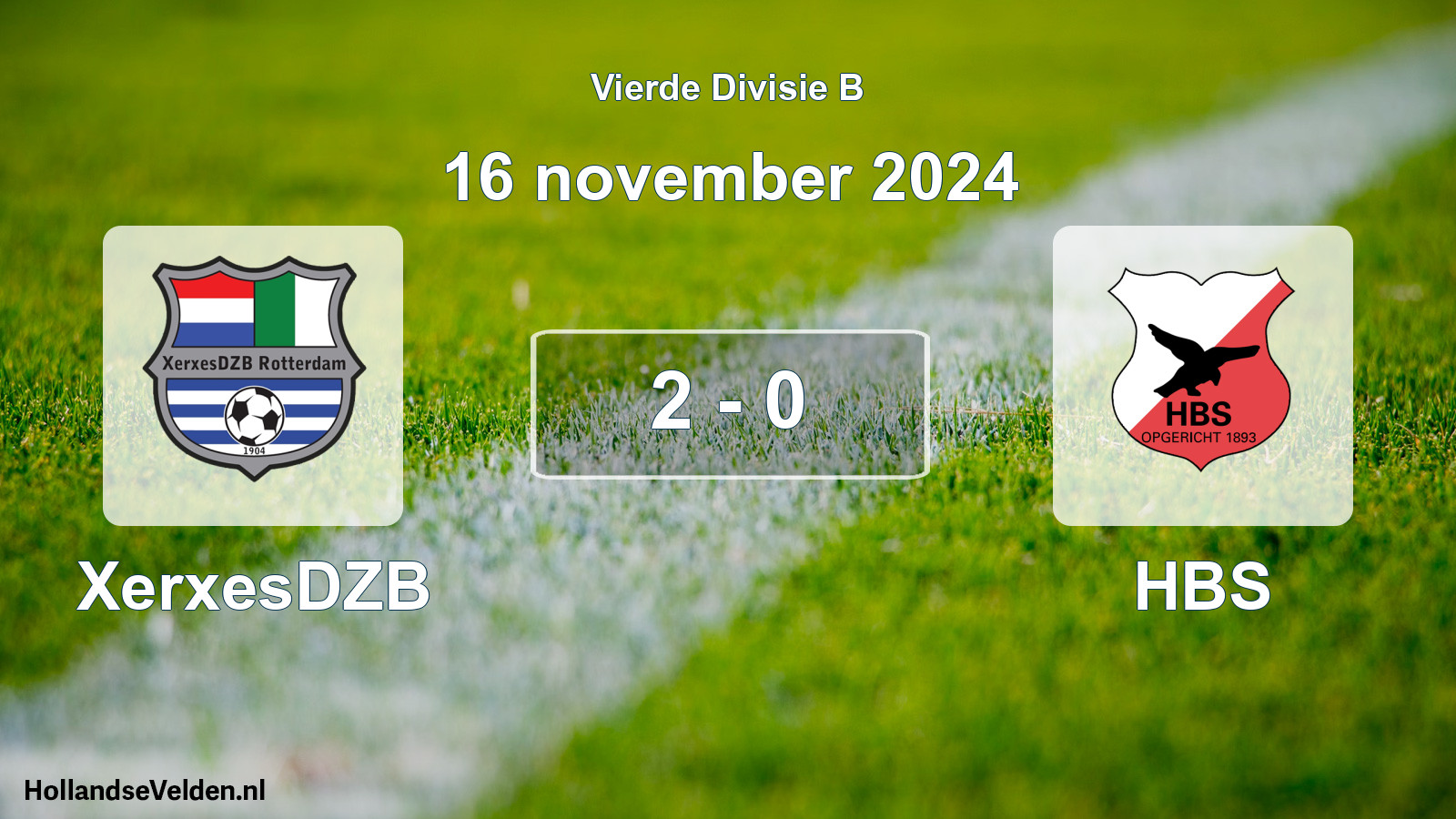 Total number of matches played: XerxesDZB - HBS 2 - 0 (16 November 2024)