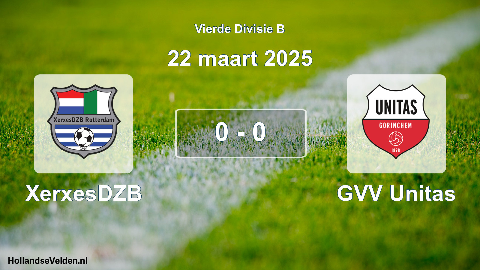 Total number of matches played: XerxesDZB - GVV Unitas 0 - 0 (22 March 2025)