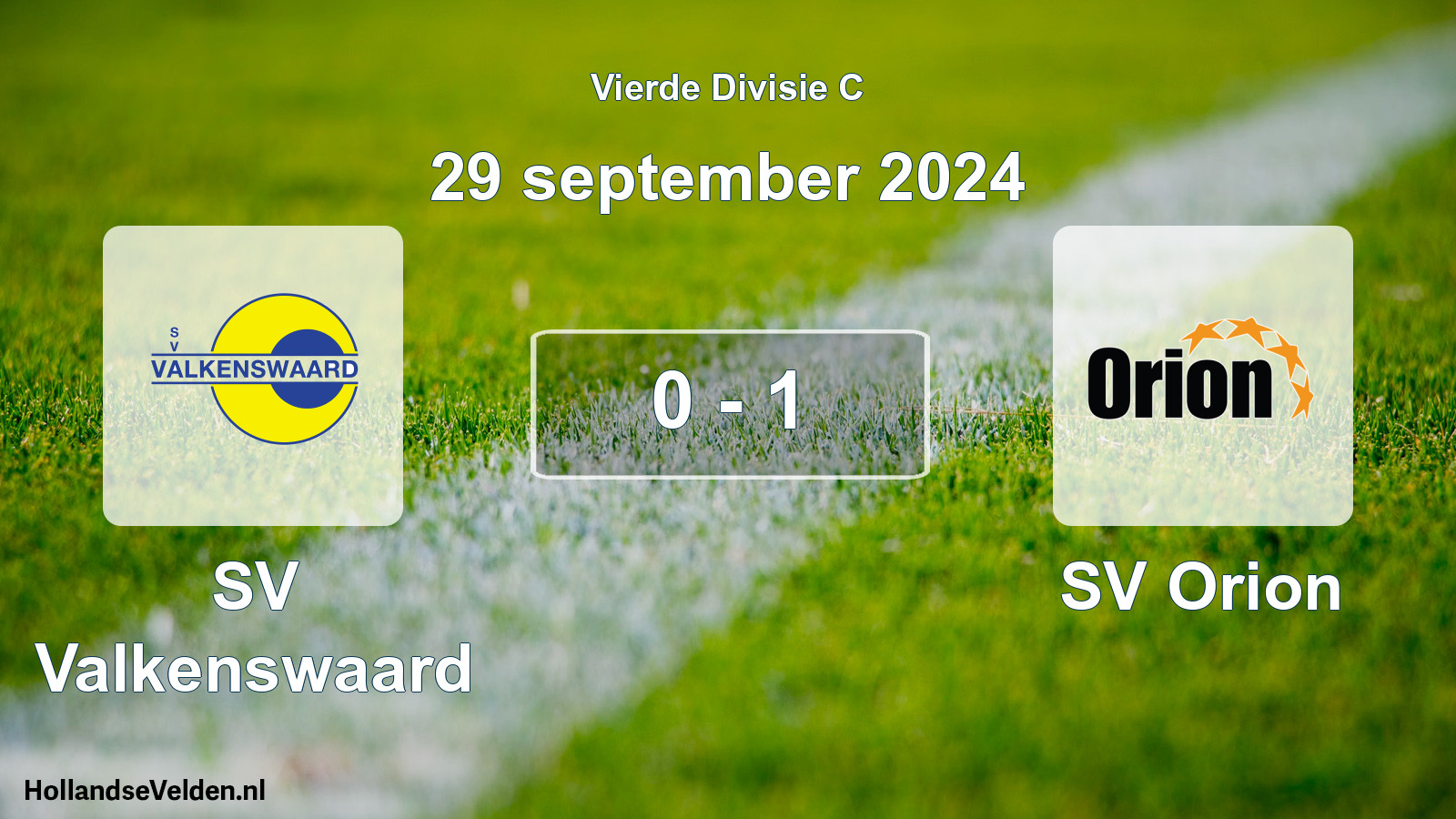 Total number of matches played: SV Valkenswaard - SV Orion 0 - 1 (29 September 2024)
