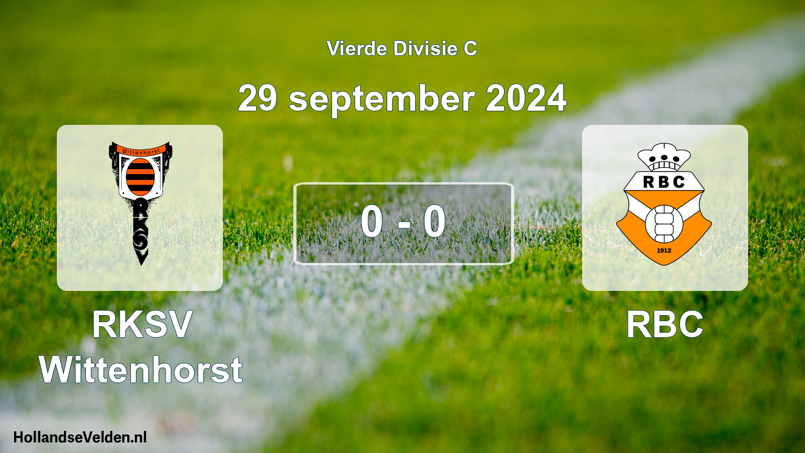 Total number of matches played: RKSV Wittenhorst - RBC 0 - 0 (29 September 2024)
