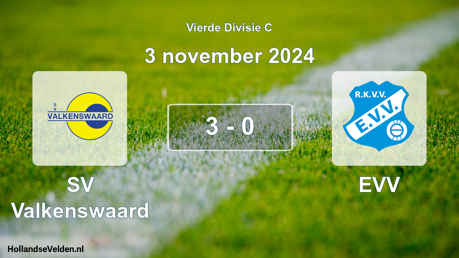 Total number of matches played: SV Valkenswaard - EVV 3 - 0 (3 November 2024)