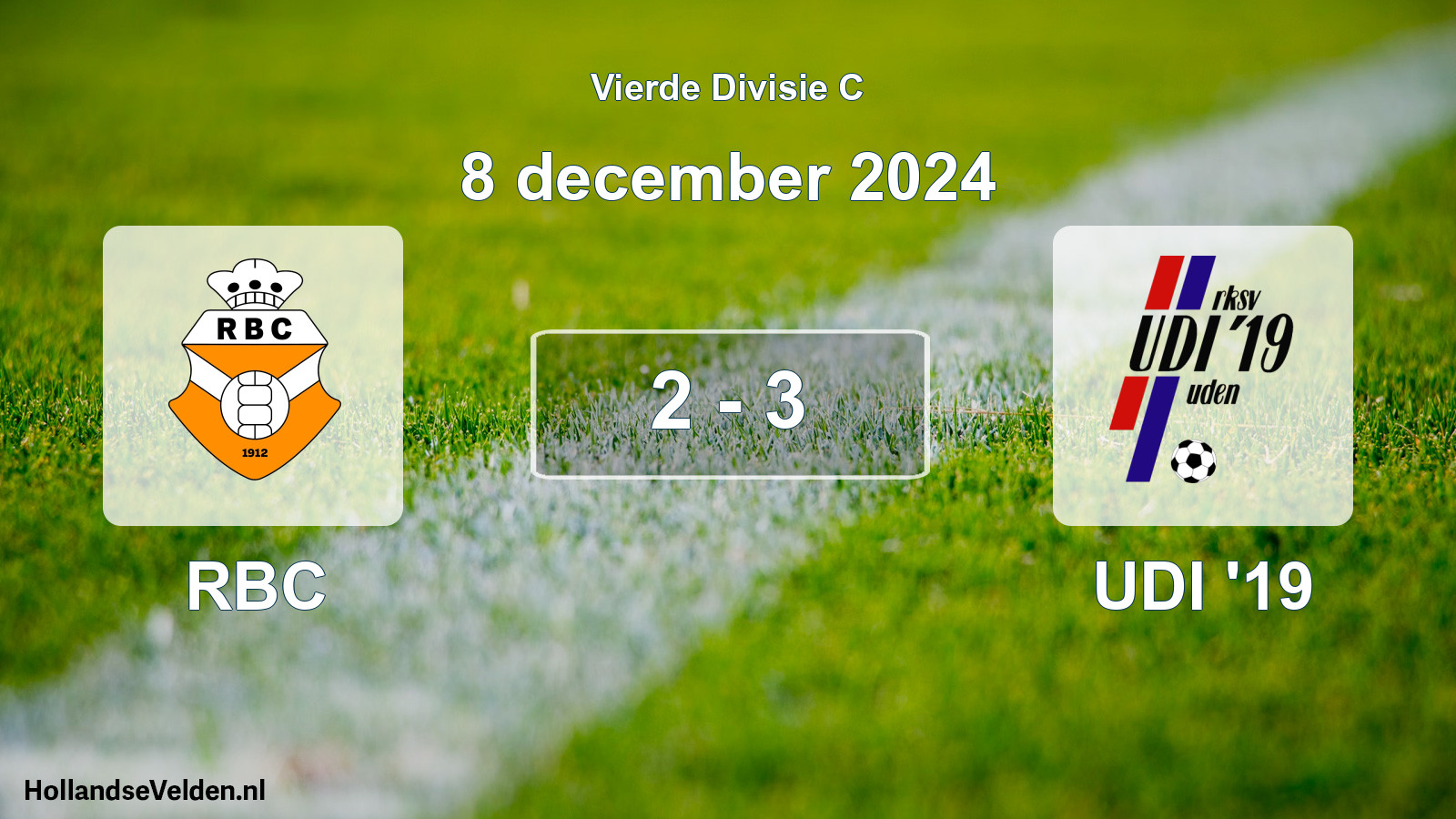 Total number of matches played: RBC - UDI '19 2 - 3 (8 December 2024)