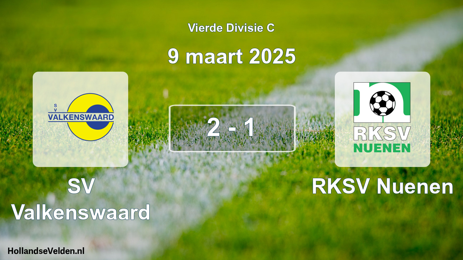 Total number of matches played: SV Valkenswaard - RKSV Nuenen 2 - 1 (9 March 2025)