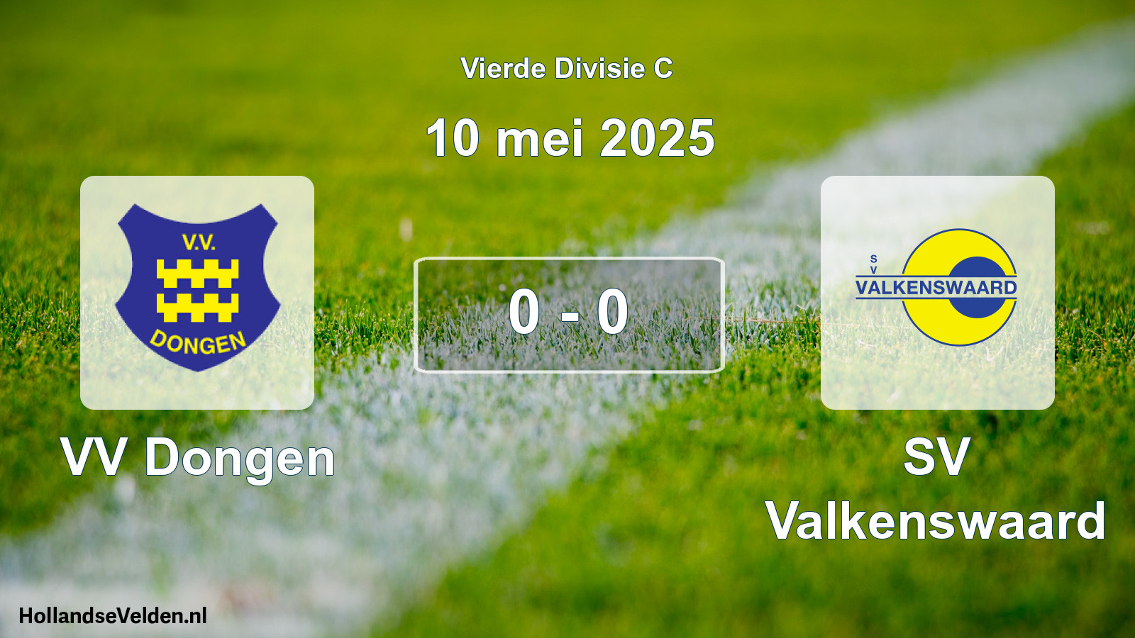 Total number of matches played: VV Dongen - SV Valkenswaard 0 - 0 (10 May 2025)