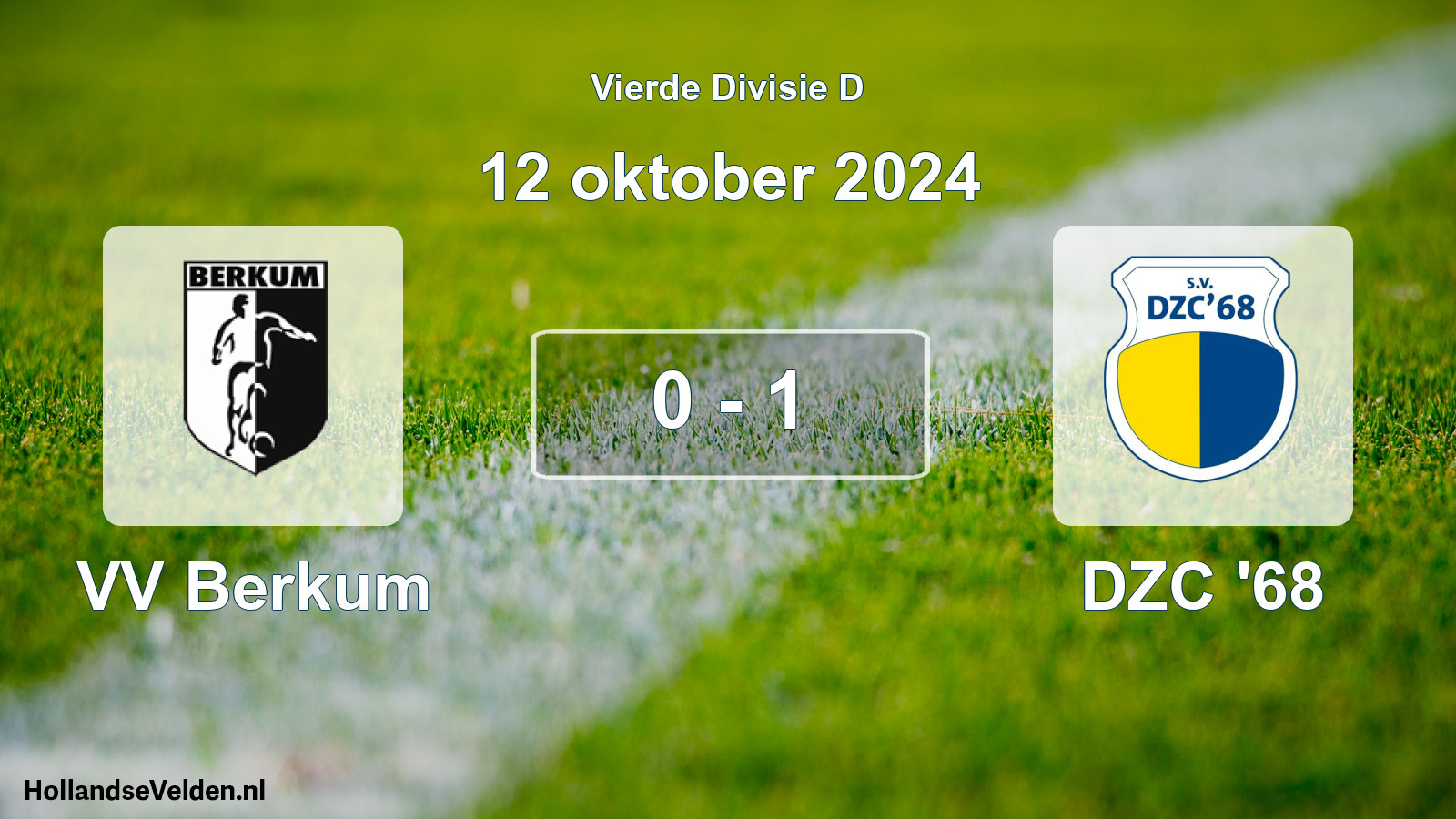 Total number of matches played: VV Berkum - DZC '68 0 - 1 (12 October 2024)