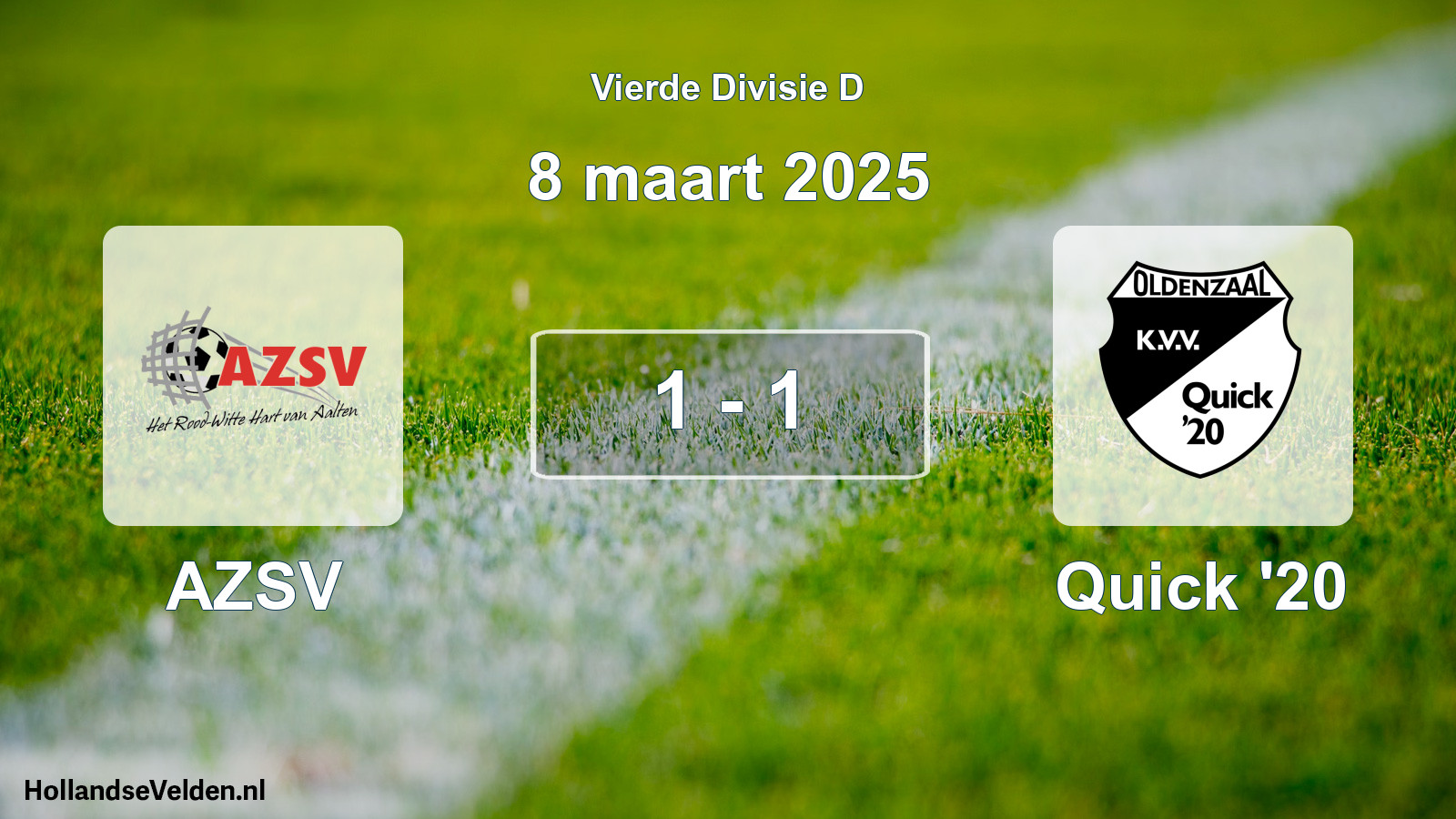 Total number of matches played: AZSV - Quick '20 1 - 1 (8 March 2025)