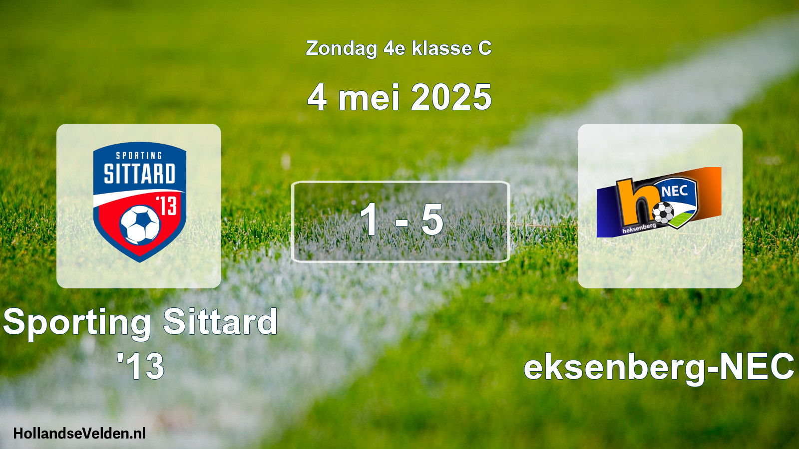 Total number of matches played: Sporting Sittard '13 - Heksenberg-NEC 1 - 5 (4 May 2025)