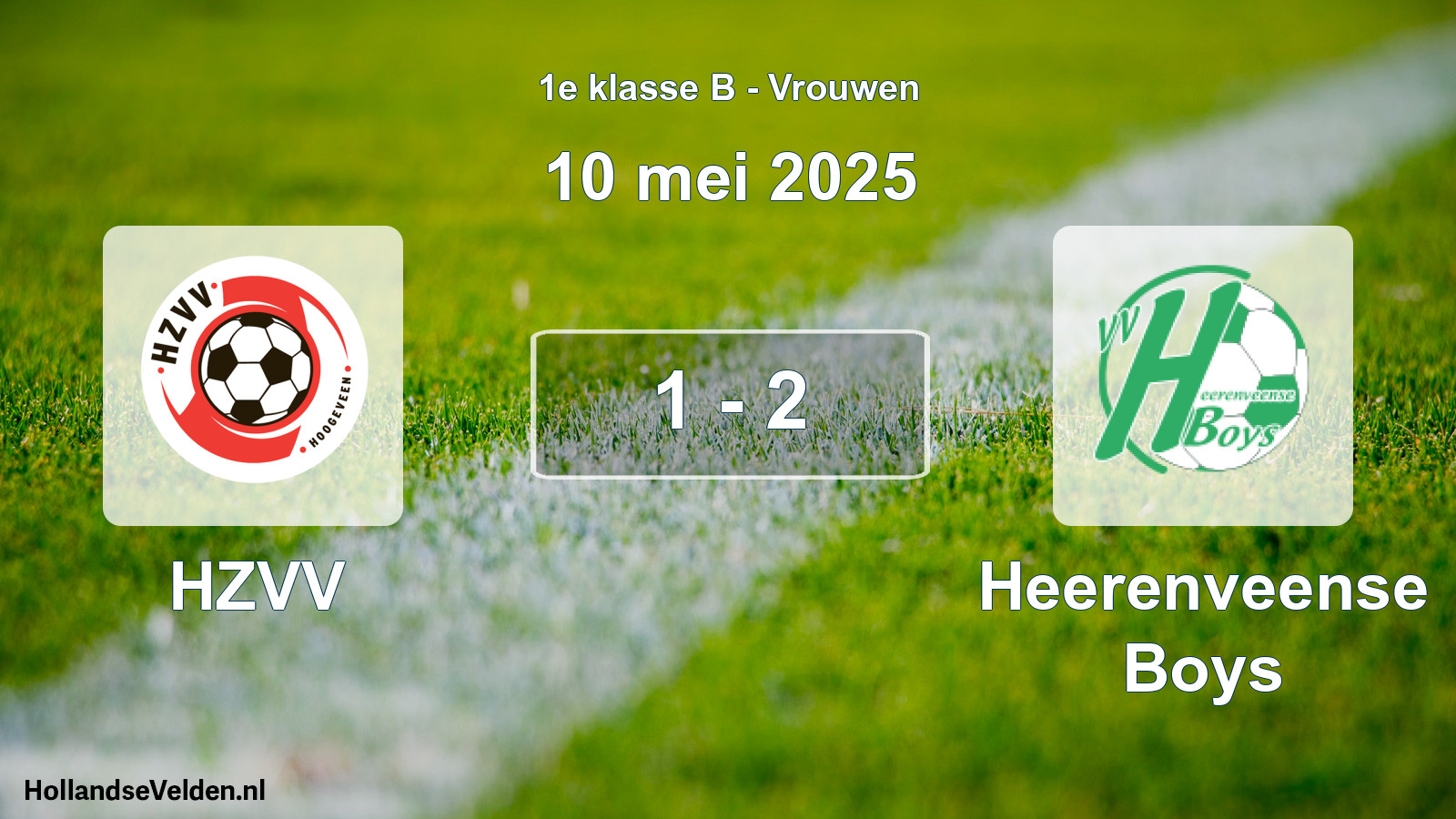 Total number of matches played: HZVV - Heerenveense Boys 1 - 2 (10 May 2025)