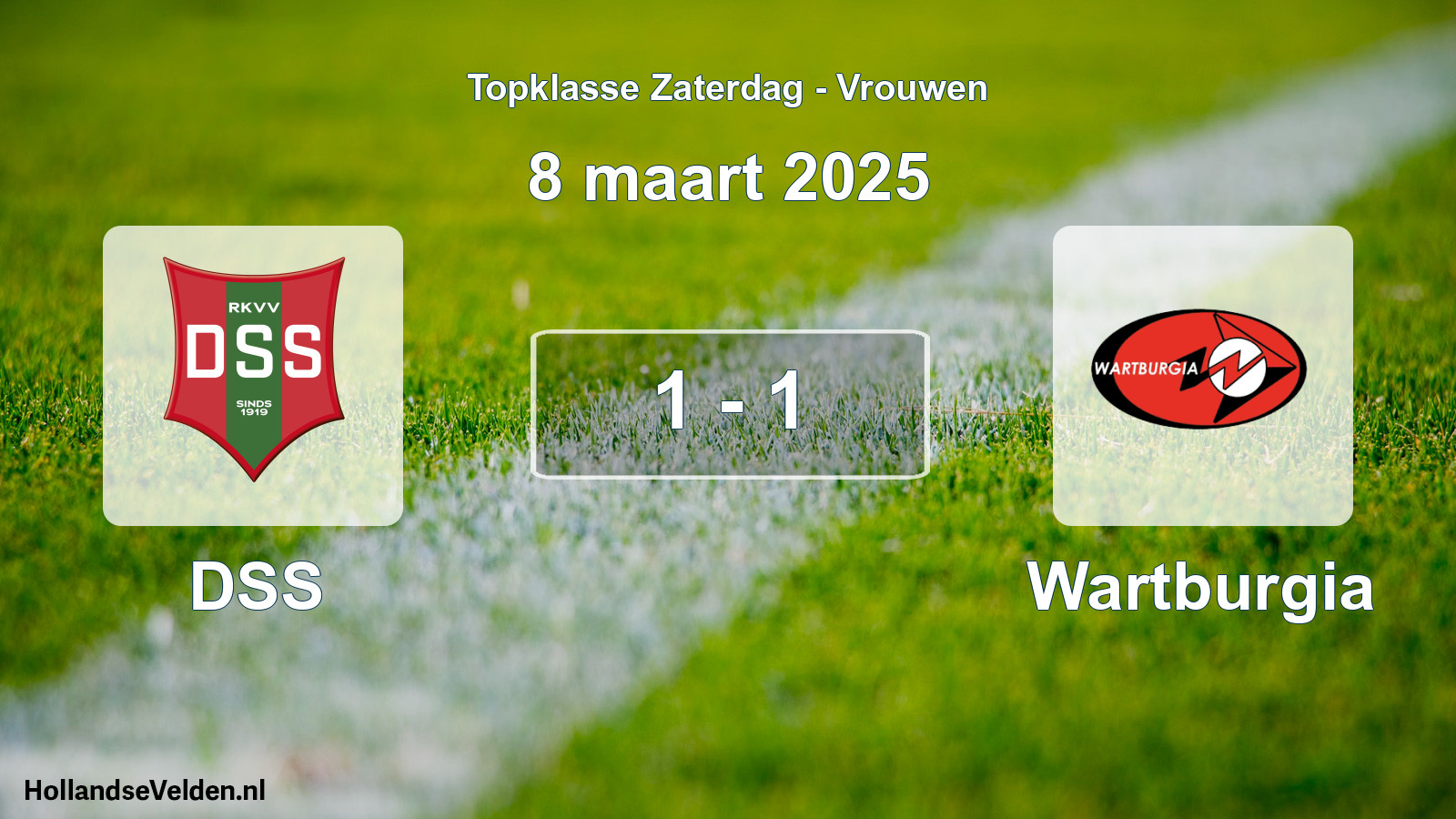 Total number of matches played: DSS - Wartburgia 1 - 1 (8 March 2025)