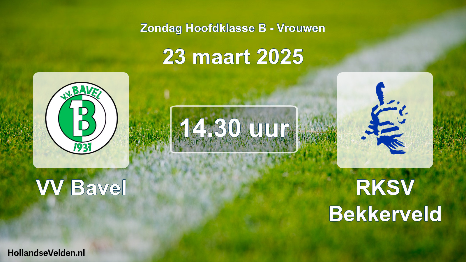 Scheduled Match: VV Bavel - RKSV Bekkerveld (23 March 2025)