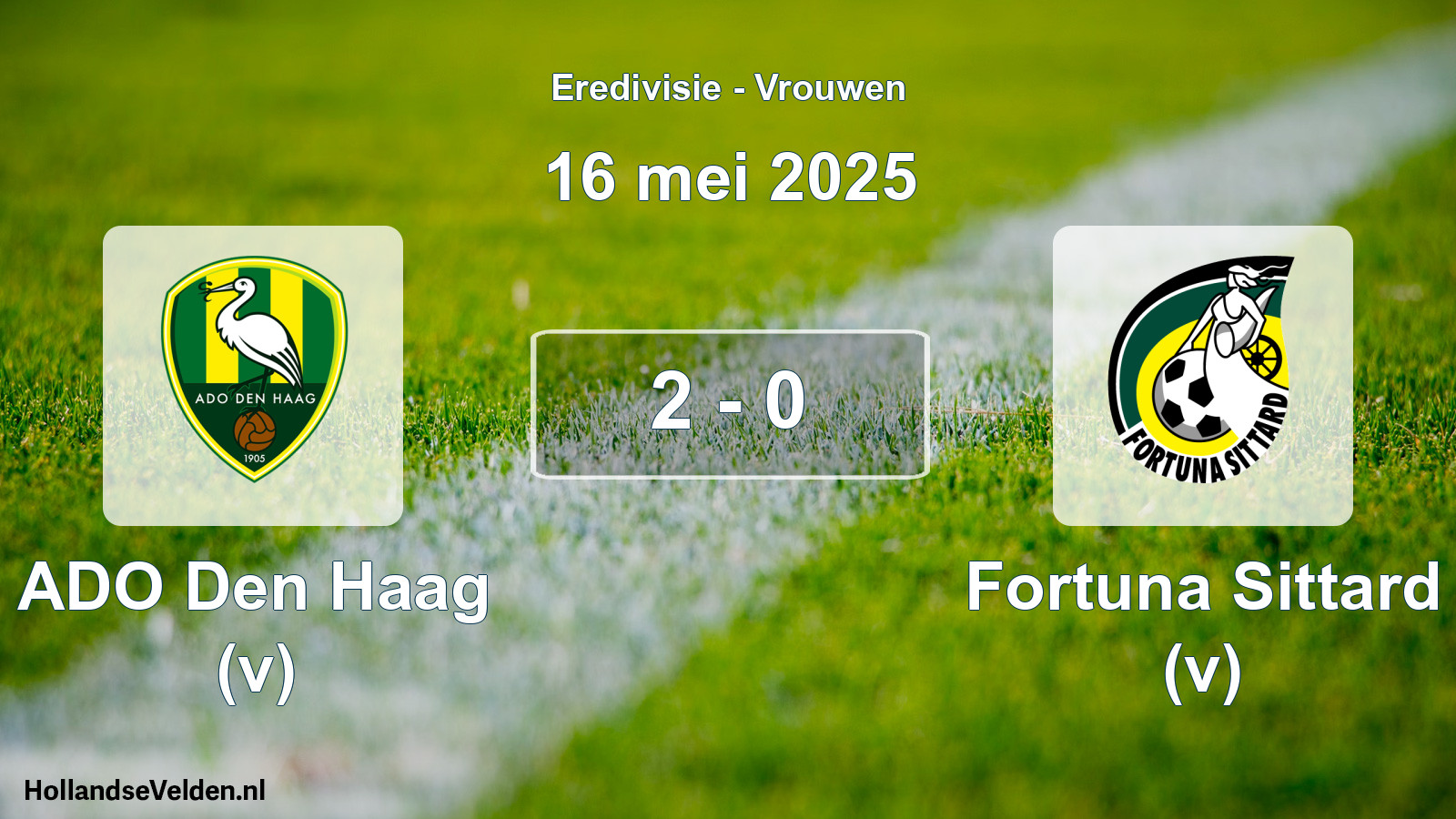 Total number of matches played: ADO Den Haag (v) - Fortuna Sittard (v) 2 - 0 (16 May 2025)