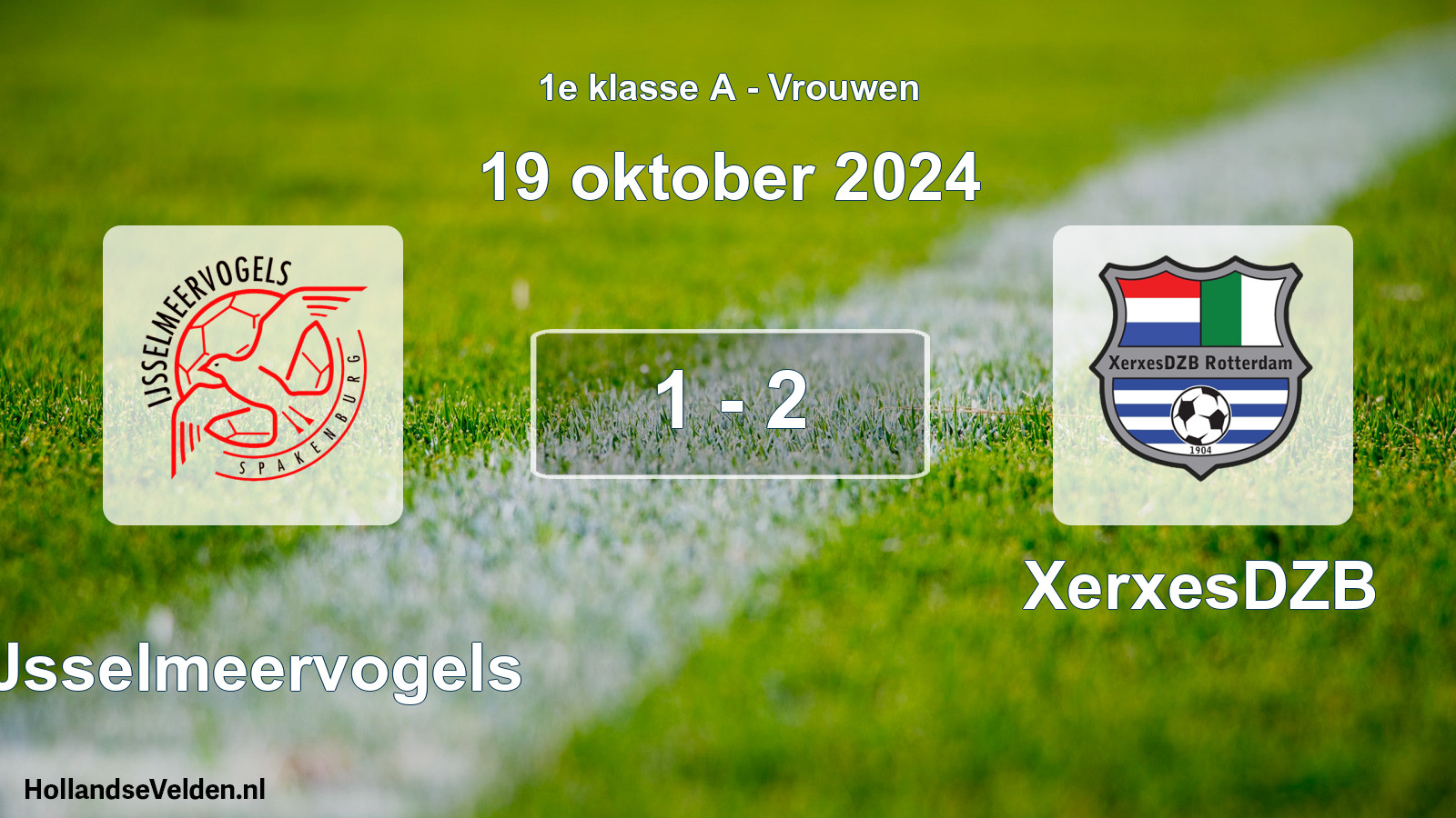 Total number of matches played: IJsselmeervogels - XerxesDZB 1 - 2 (19 October 2024)
