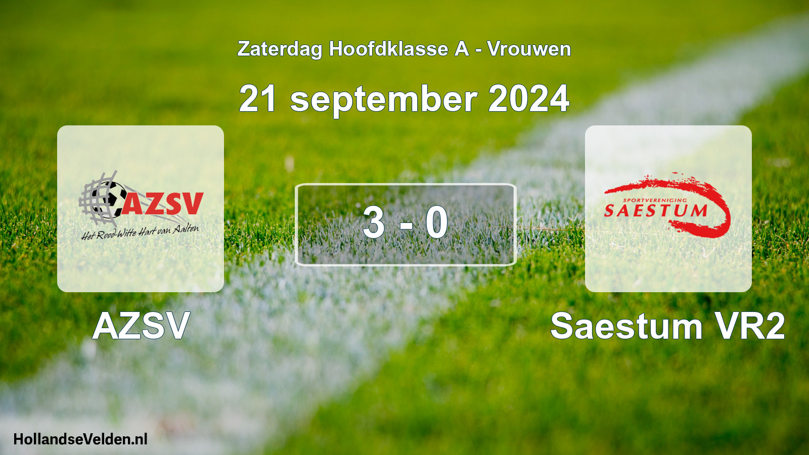 Total number of matches played: AZSV - Saestum VR2 3 - 0 (21 September 2024)