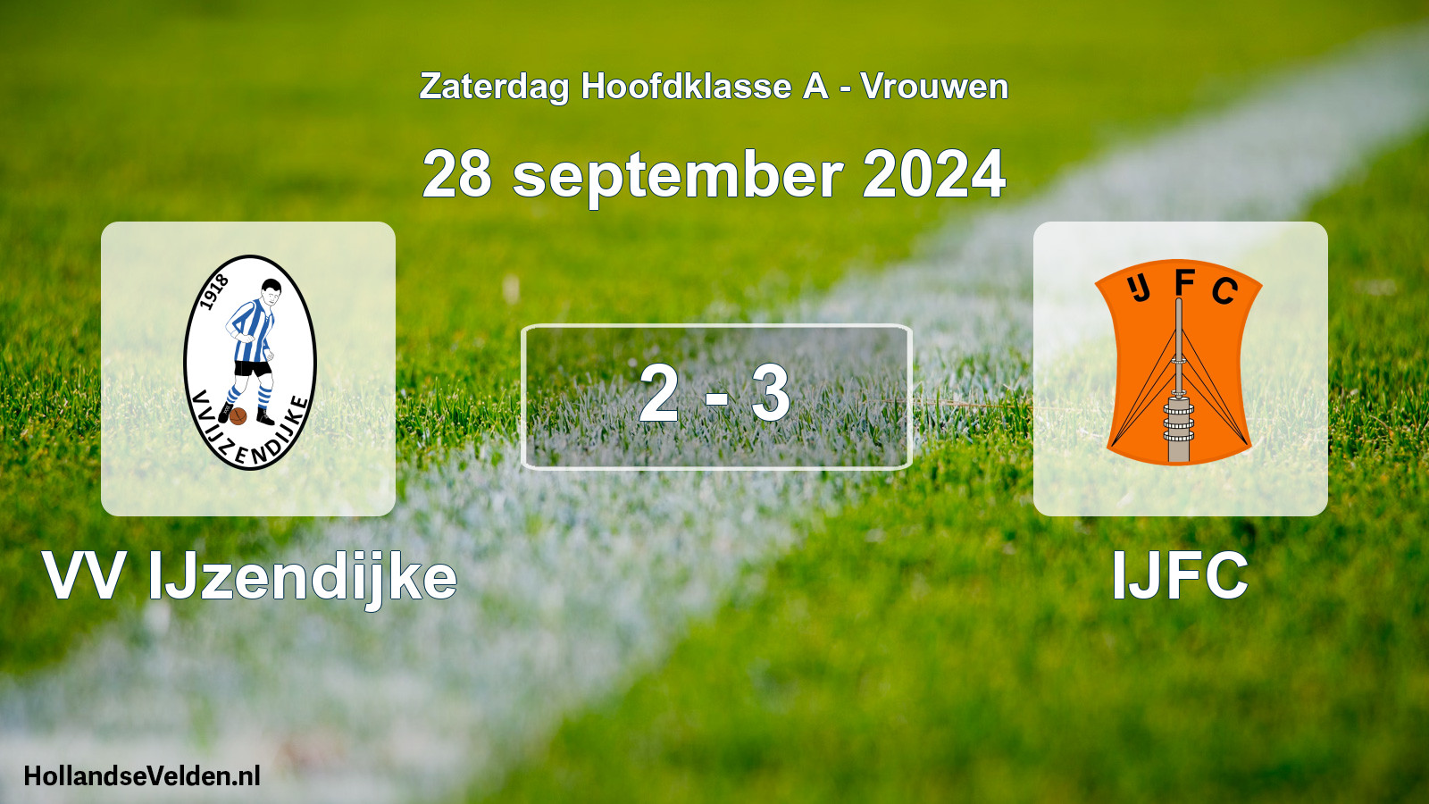 Total number of matches played: VV IJzendijke - IJFC 2 - 3 (28 September 2024)