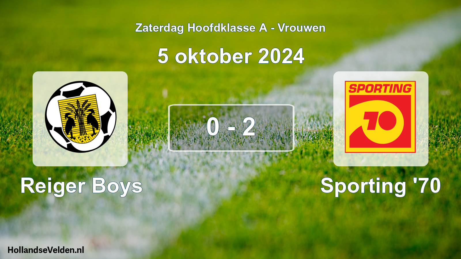 Total number of matches played: Reiger Boys - Sporting '70 0 - 2 (5 October 2024)