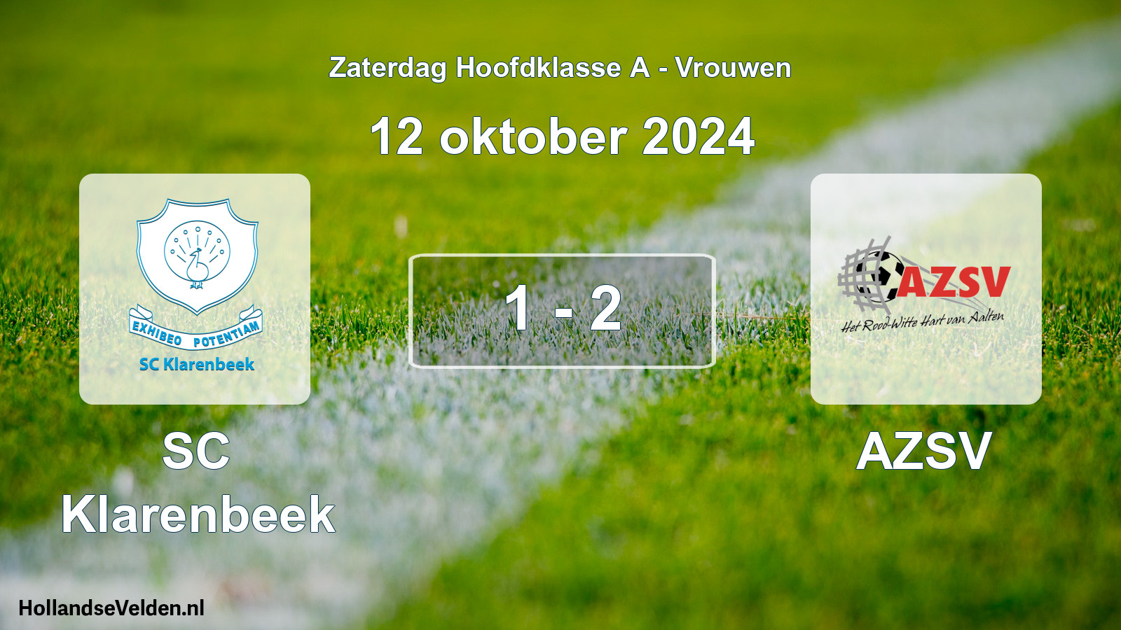 Total number of matches played: SC Klarenbeek - AZSV 1 - 2 (12 October 2024)