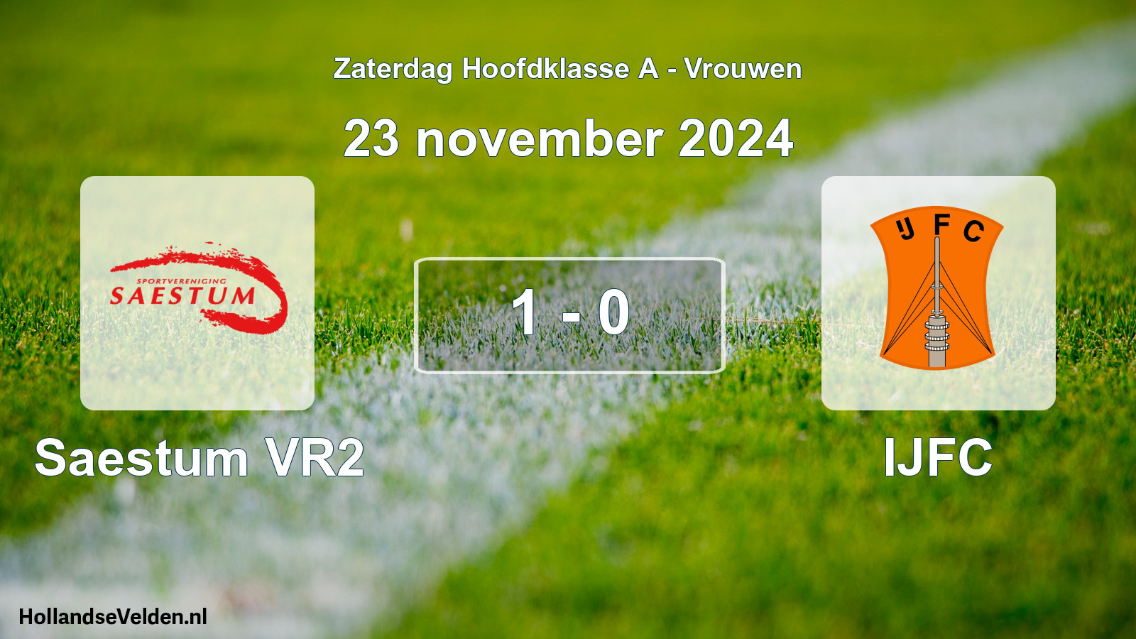 Total number of matches played: Saestum VR2 - IJFC 1 - 0 (23 November 2024)