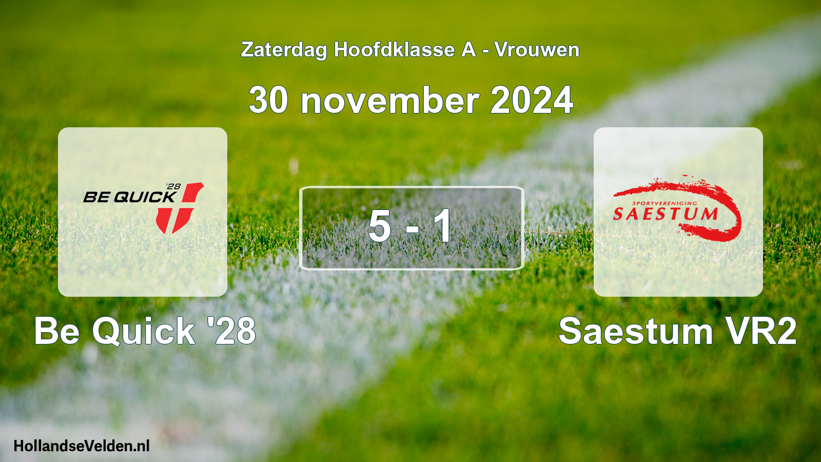 Total number of matches played: Be Quick '28 - Saestum VR2 5 - 1 (30 November 2024)