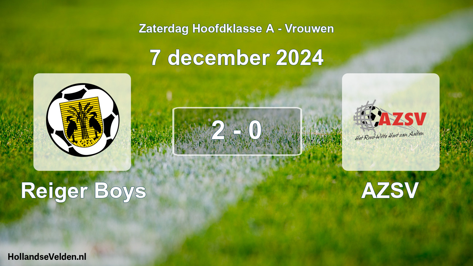 Total number of matches played: Reiger Boys - AZSV 2 - 0 (7 December 2024)