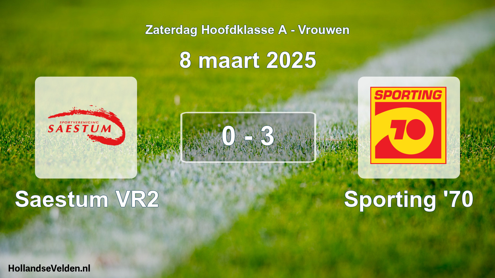 Total number of matches played: Saestum VR2 - Sporting '70 0 - 3 (8 March 2025)