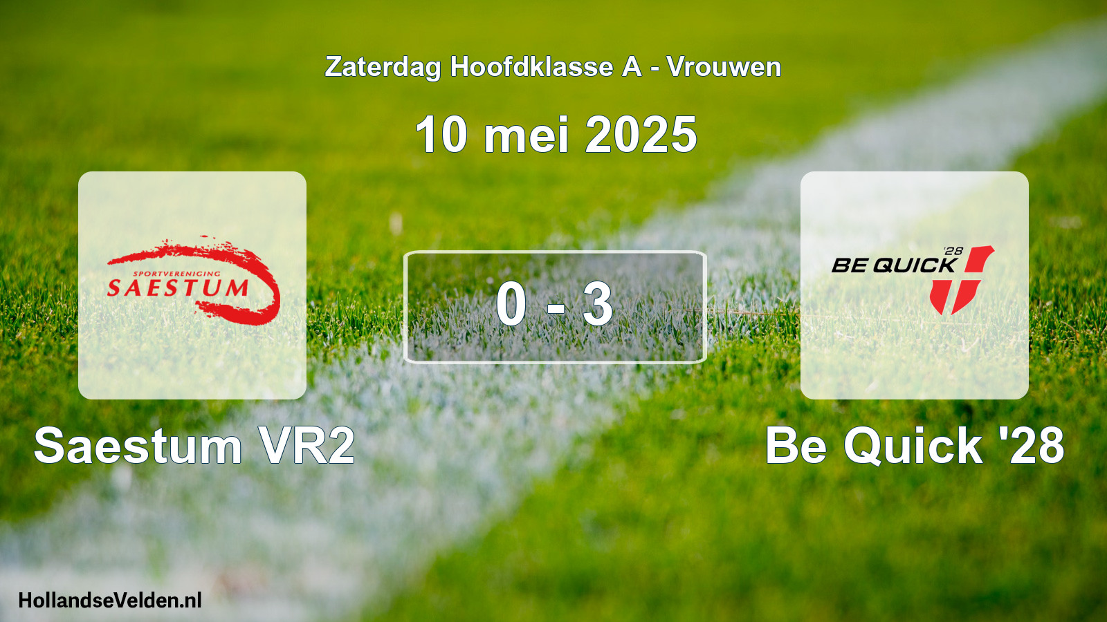 Total number of matches played: Saestum VR2 - Be Quick '28 0 - 3 (10 May 2025)
