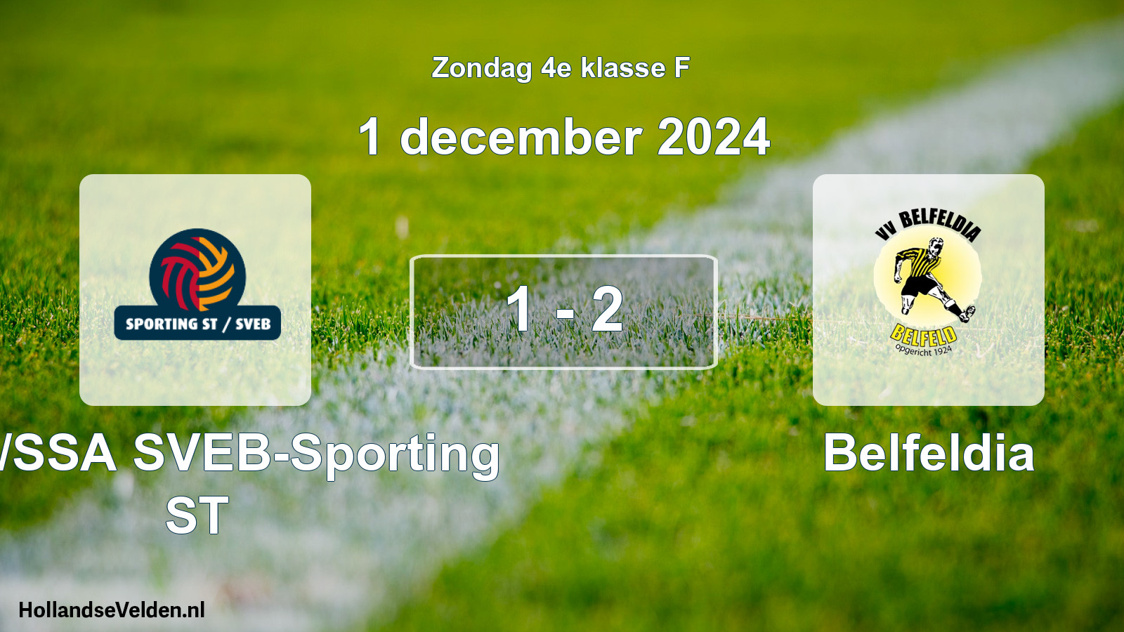 Total number of matches played: SJO/SSA SVEB-Sporting ST - Belfeldia 1 - 2 (1 December 2024)