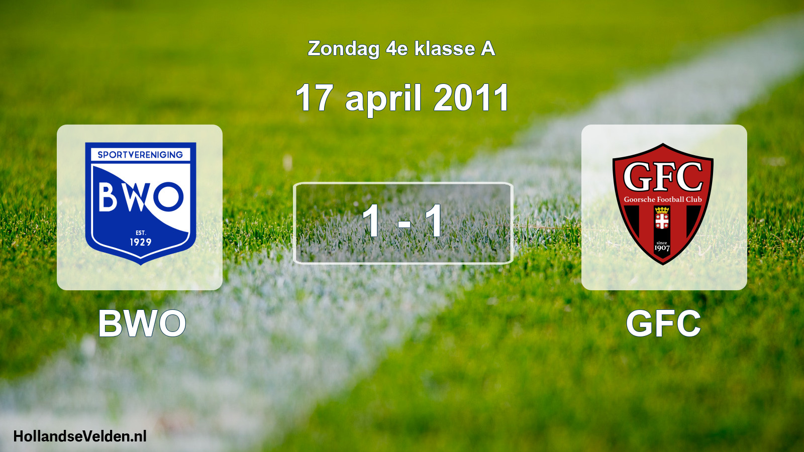 Total number of matches played: BWO - GFC 1 - 1 (17 April 2011)