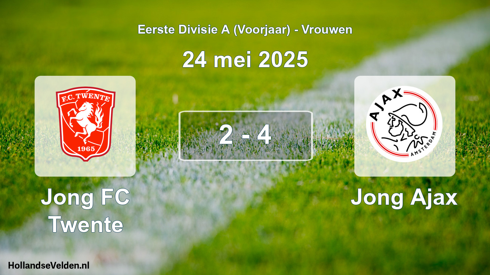 Total number of matches played: Jong FC Twente - Jong Ajax 2 - 4 (24 May 2025)