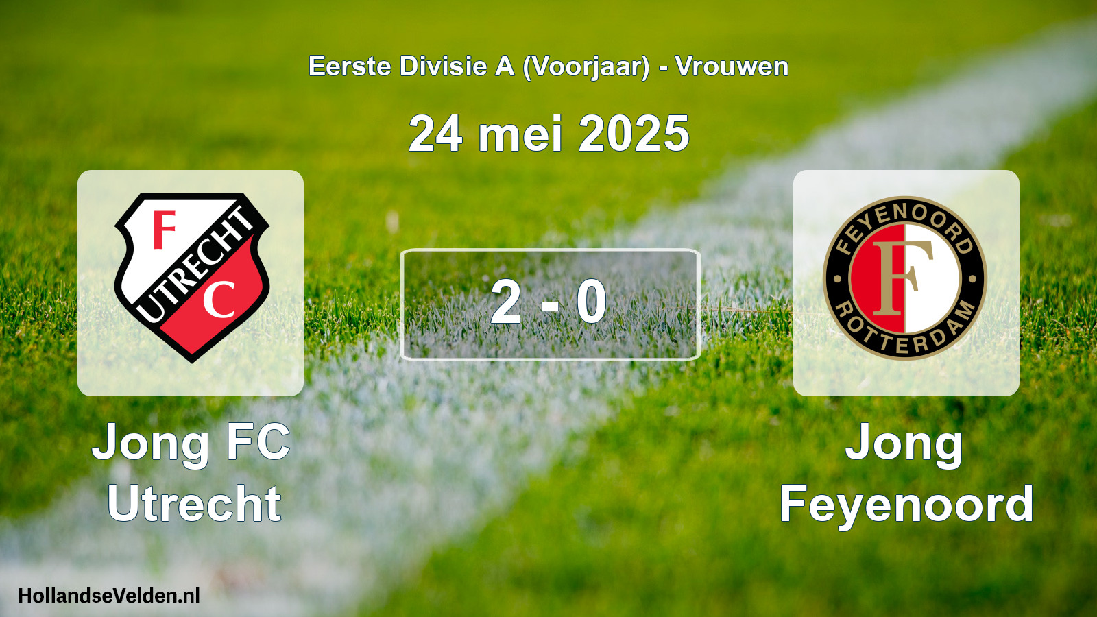 Total number of matches played: Jong FC Utrecht - Jong Feyenoord 2 - 0 (24 May 2025)