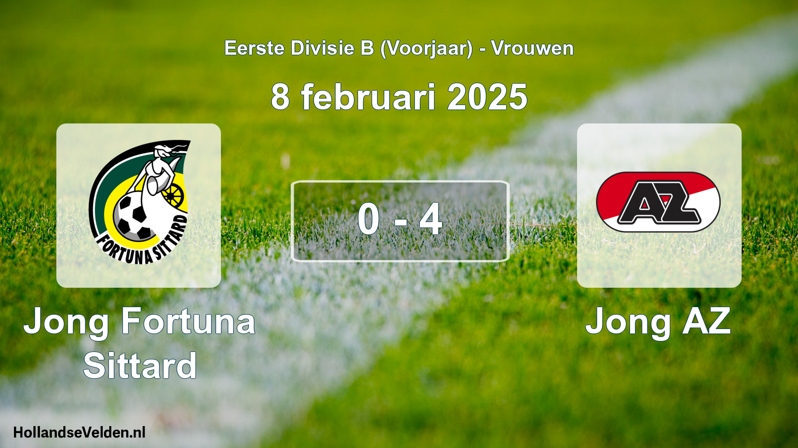 Gespeelde wedstrijd: Jong Fortuna Sittard - Jong AZ 0 - 4 (8 februari 2025)