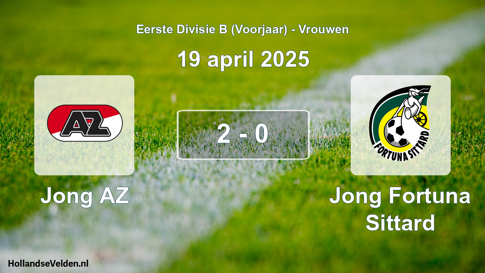 Gespeelde wedstrijd: Jong AZ - Jong Fortuna Sittard 2 - 0 (19 april 2025)