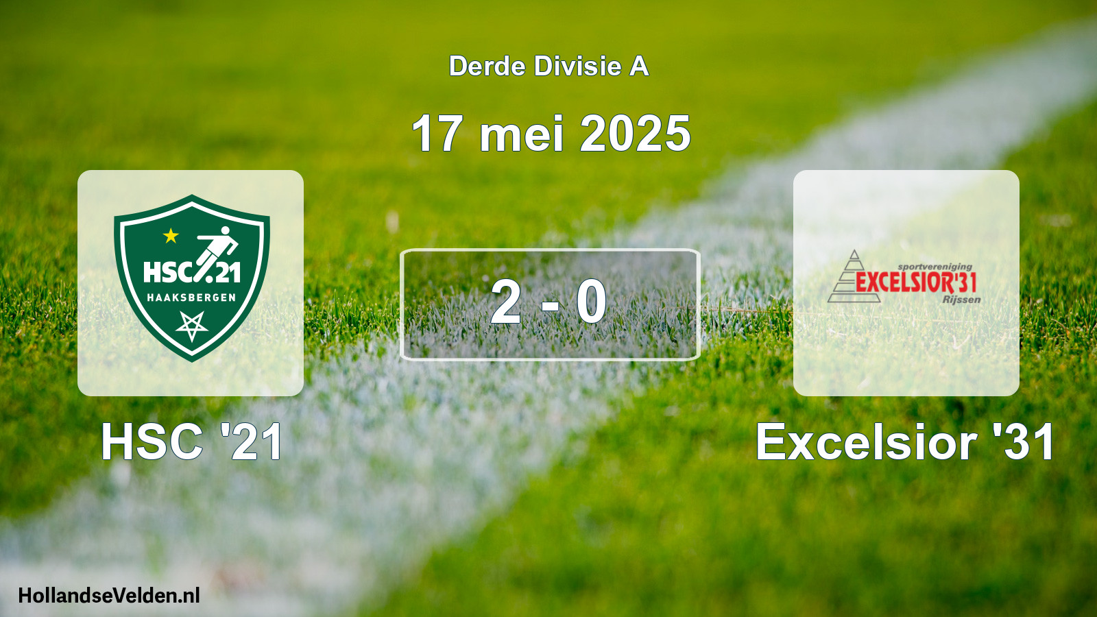 Total number of matches played: HSC '21 - Excelsior '31 2 - 0 (17 May 2025)