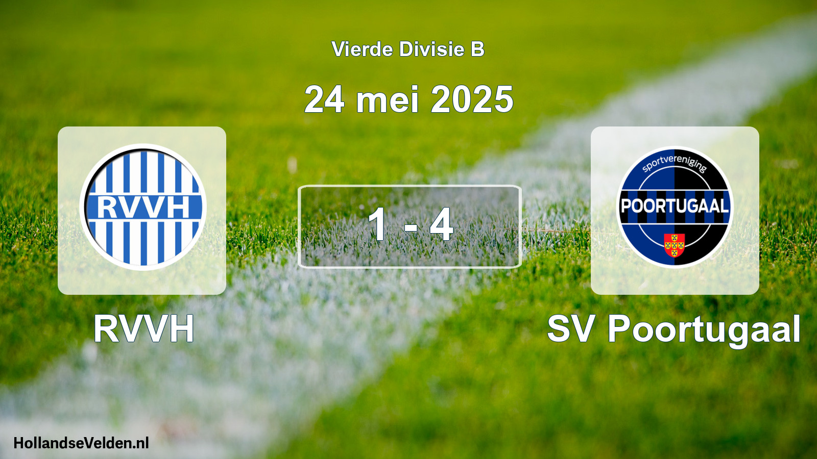 Total number of matches played: RVVH - SV Poortugaal 1 - 4 (24 May 2025)