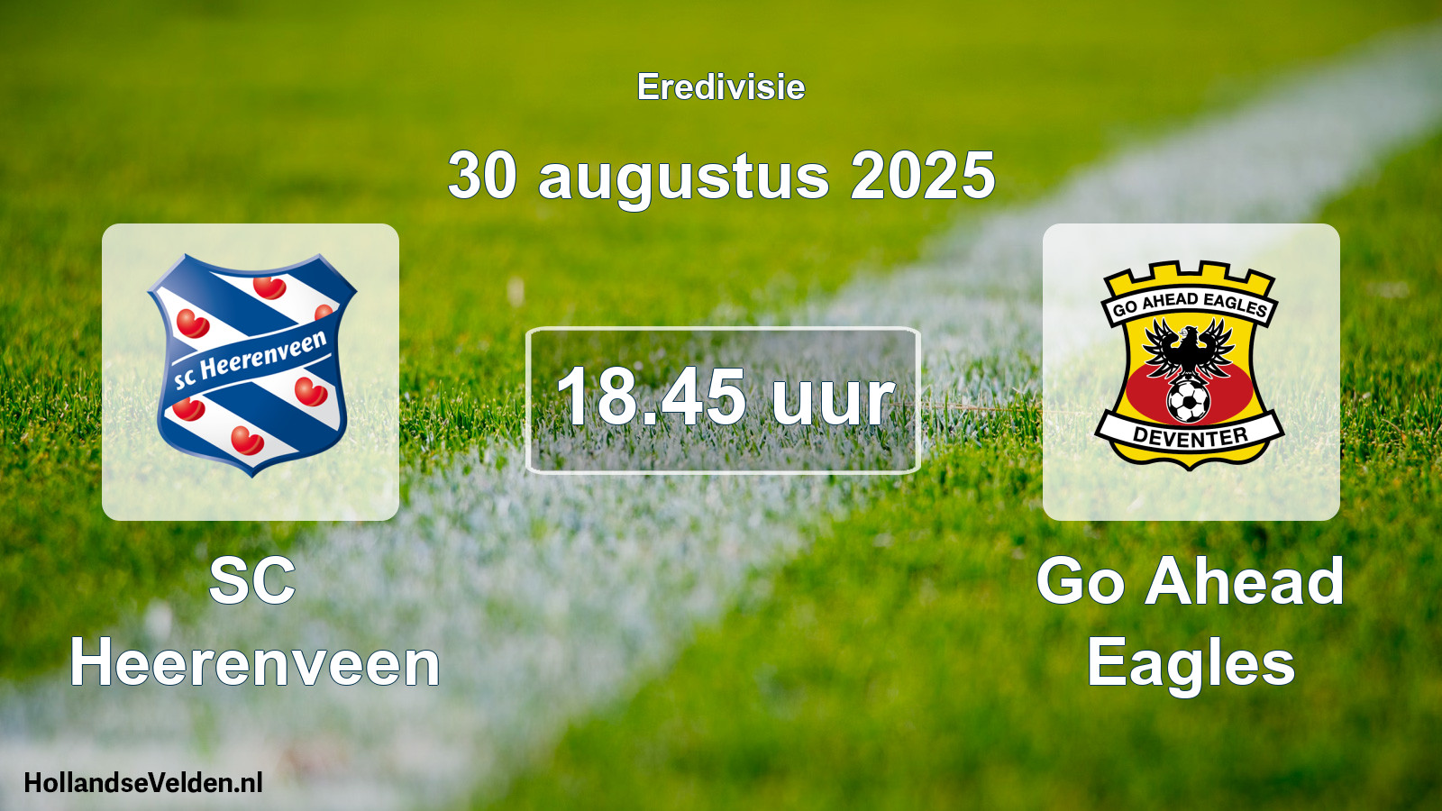 Scheduled Match: SC Heerenveen - Go Ahead Eagles (30 August 2025)
