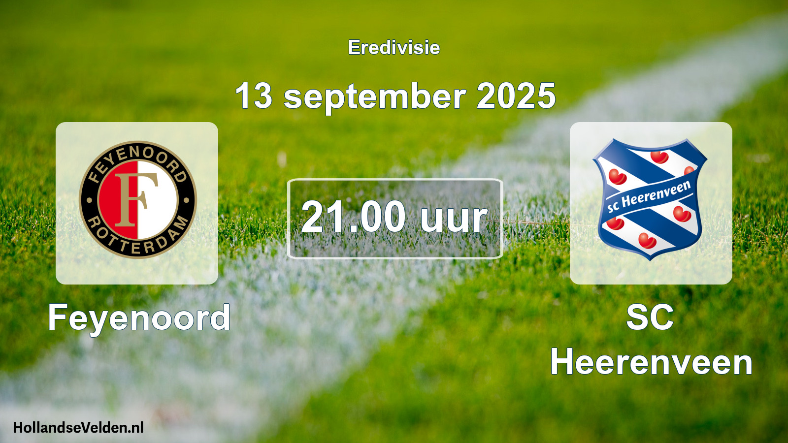 Scheduled Match: Feyenoord - SC Heerenveen (13 September 2025)
