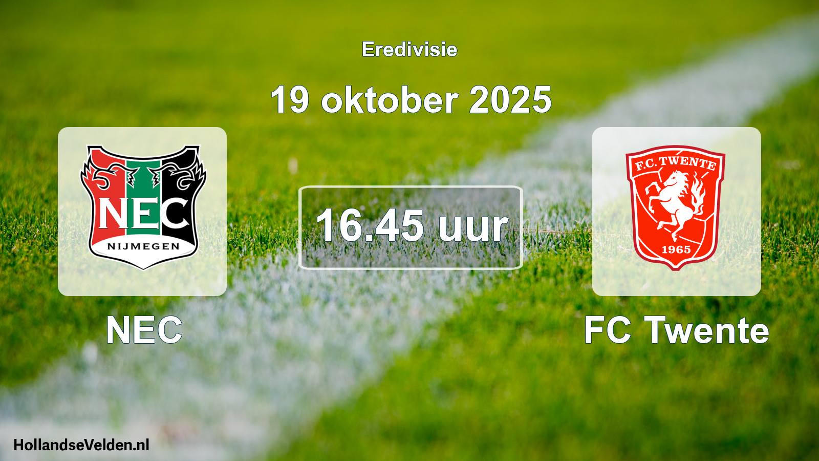Scheduled Match: NEC - FC Twente (19 October 2025)