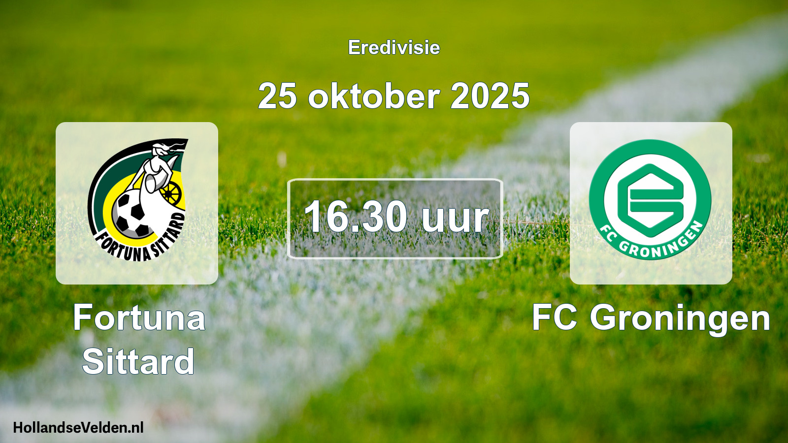 Scheduled Match: Fortuna Sittard - FC Groningen (25 October 2025)