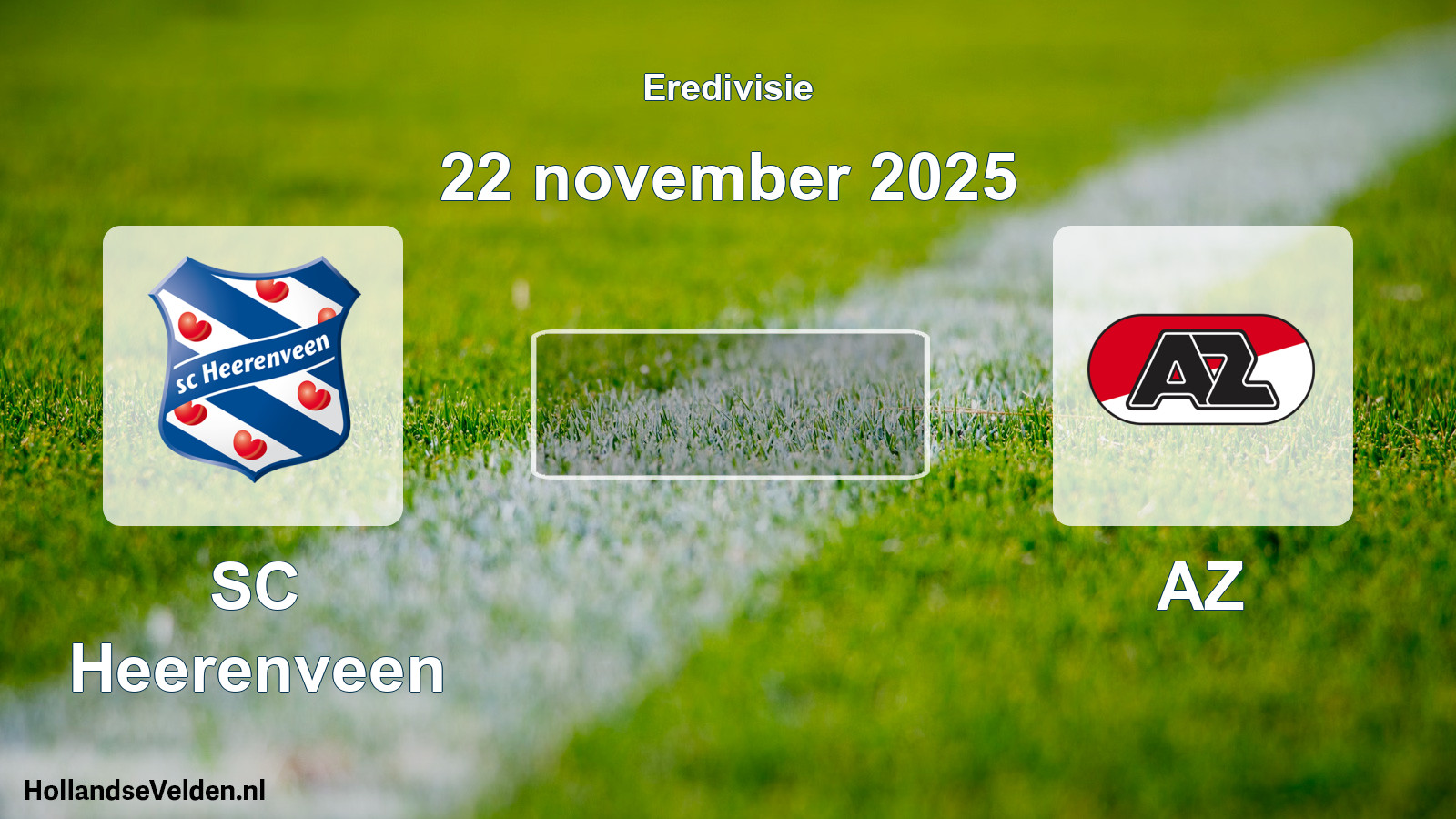 Scheduled Match: SC Heerenveen - AZ (22 November 2025)