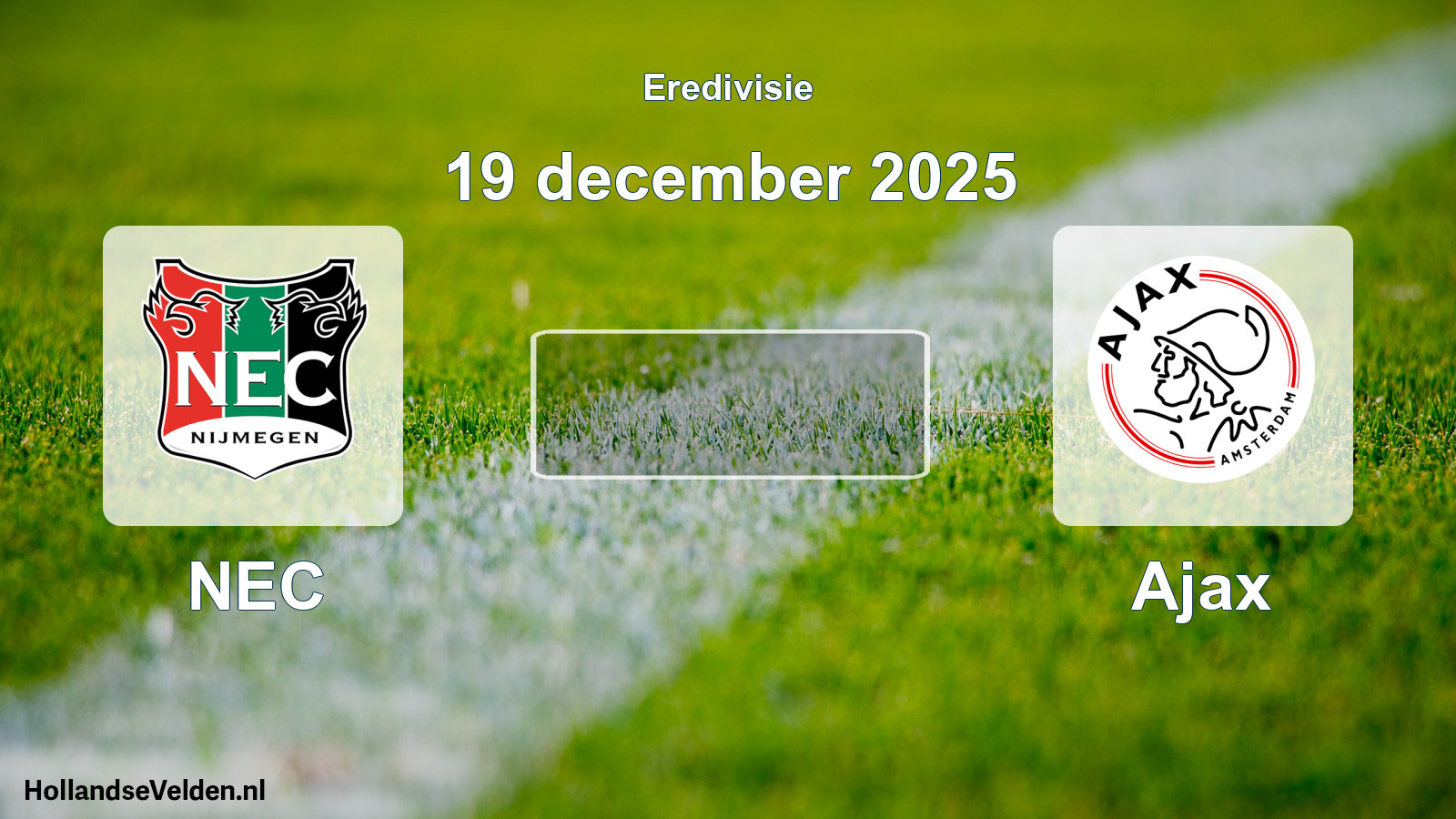 Geplande wedstrijd: NEC - Ajax (19 december 2025)