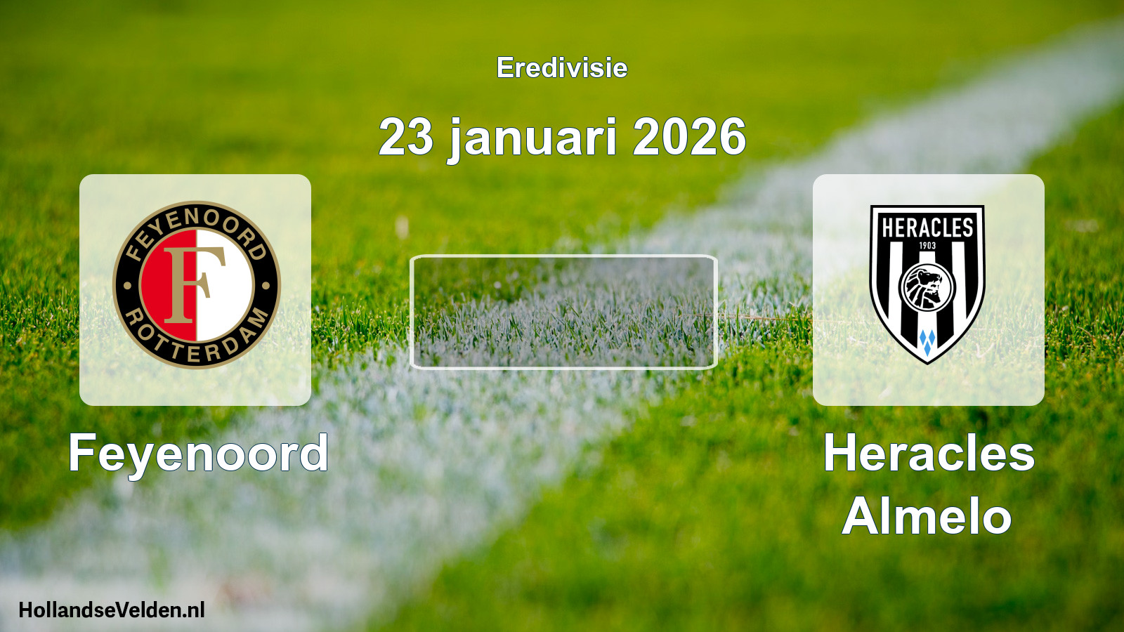 Scheduled Match: Feyenoord - Heracles Almelo (23 January 2026)
