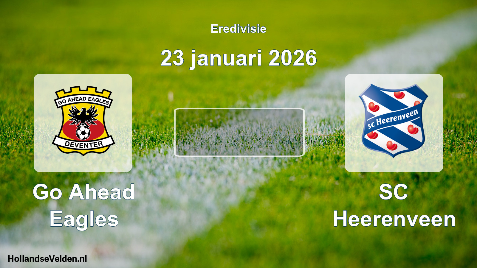 Scheduled Match: Go Ahead Eagles - SC Heerenveen (23 January 2026)