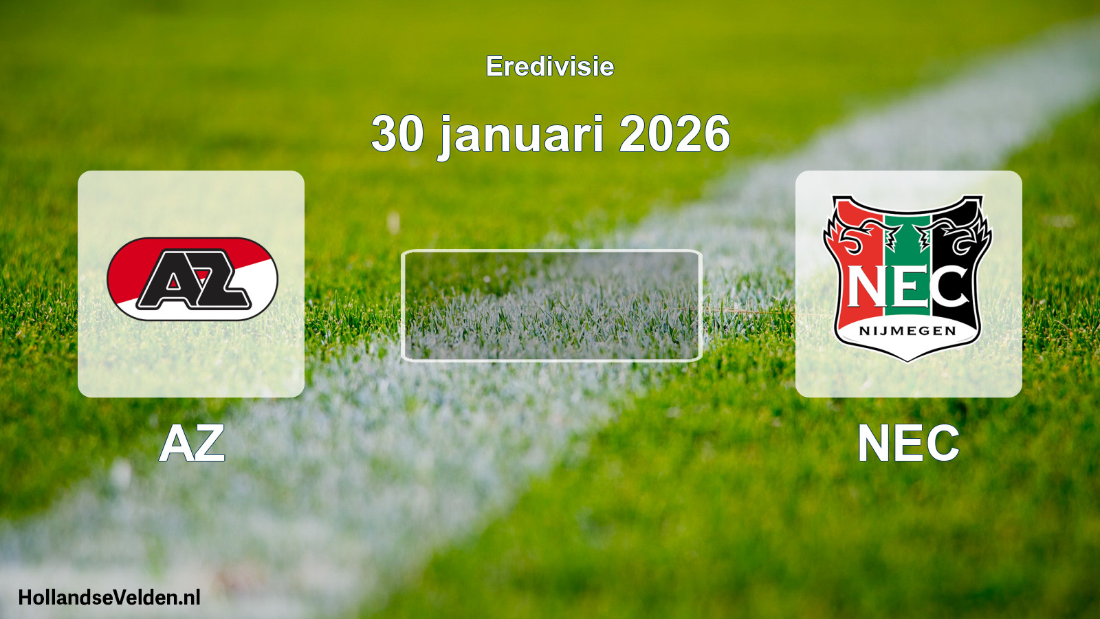 Geplande wedstrijd: AZ - NEC (30 januari 2026)