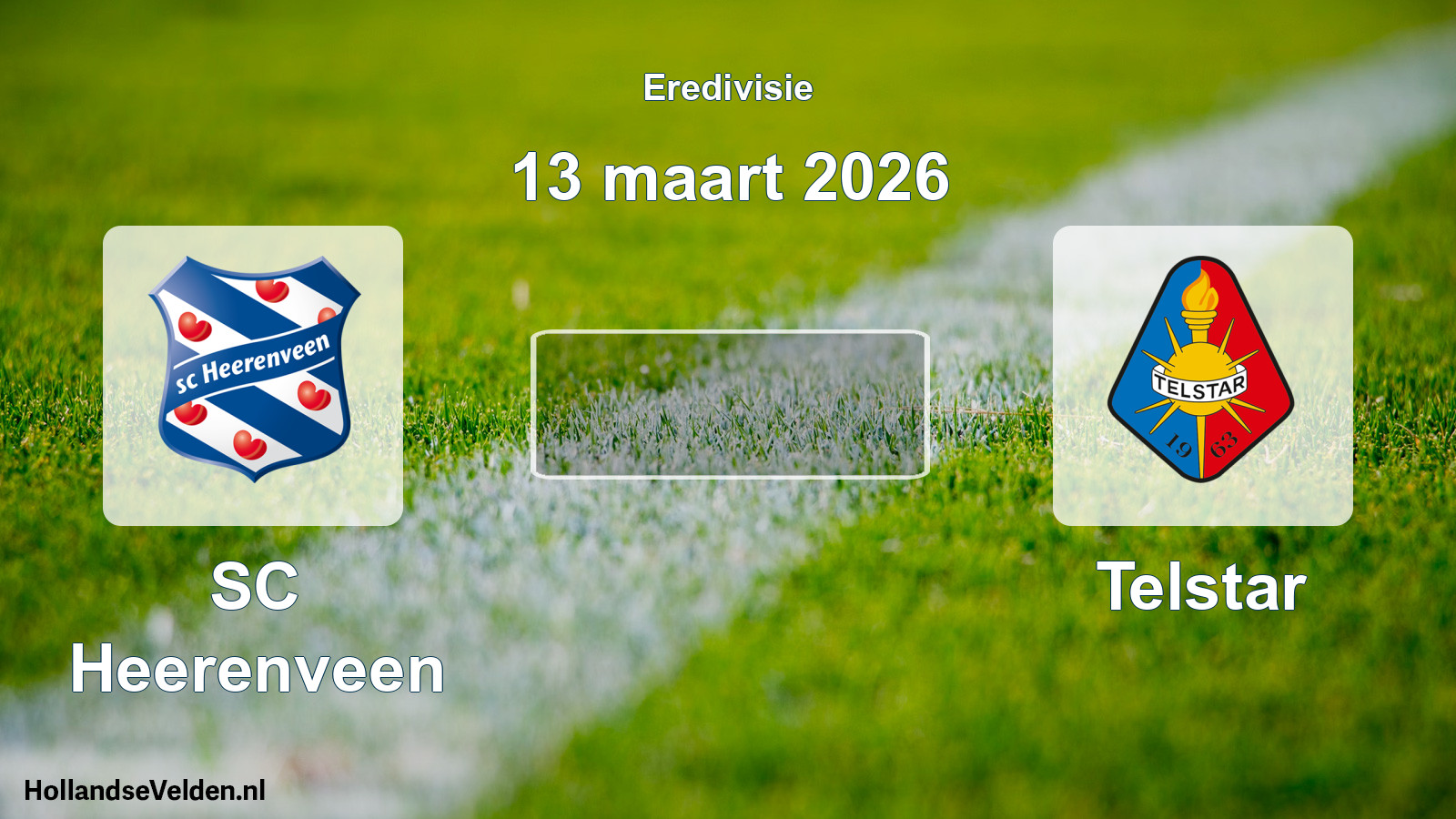 Scheduled Match: SC Heerenveen - Telstar (13 March 2026)