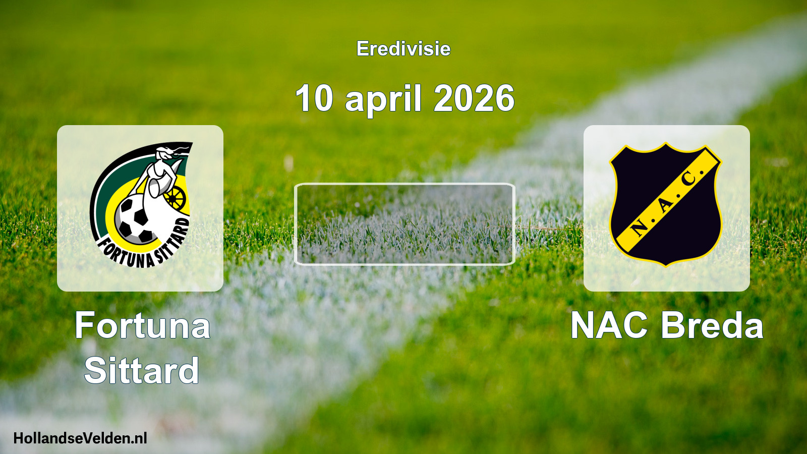 Scheduled Match: Fortuna Sittard - NAC Breda (10 April 2026)